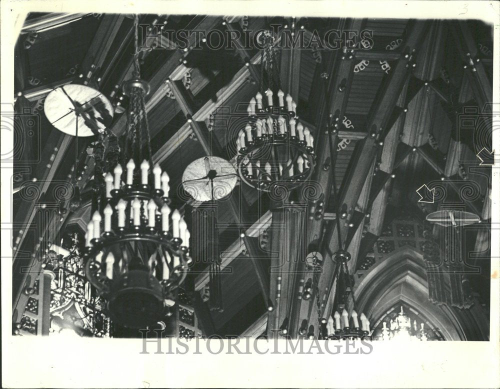 1965 Press Photo Holy Name Catholic Cathedral Chicago - Historic Images