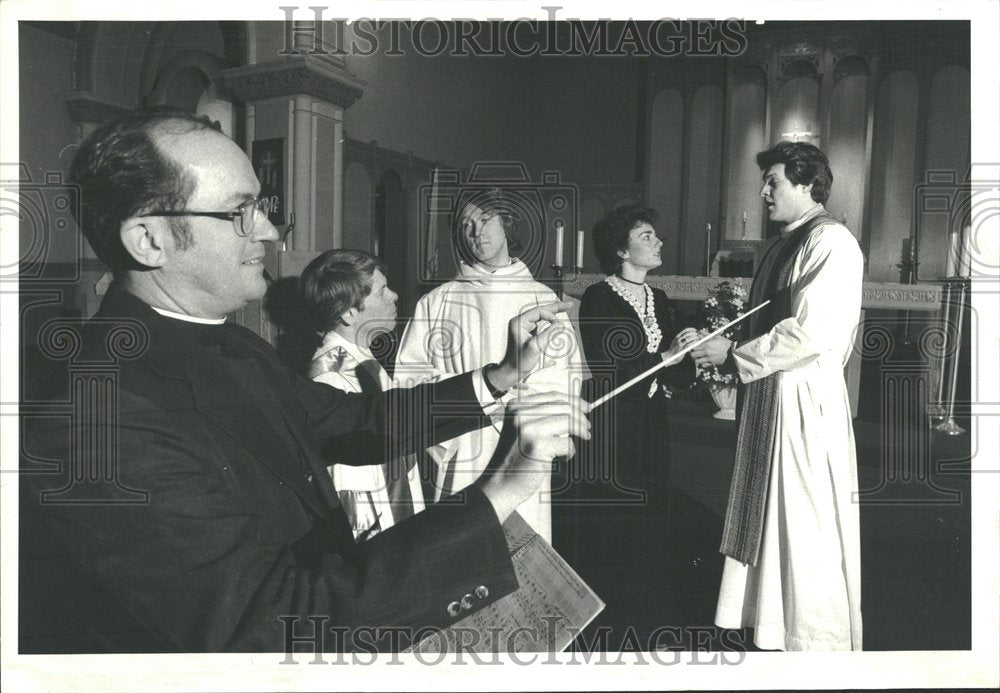 1981, St. Patrick Day At St. Bridget Church - RRV94365 - Historic Images