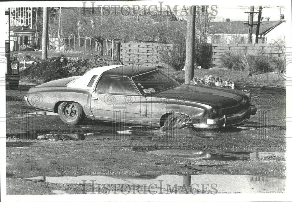 1979 Potholes Challenge Motorists-Historic Images