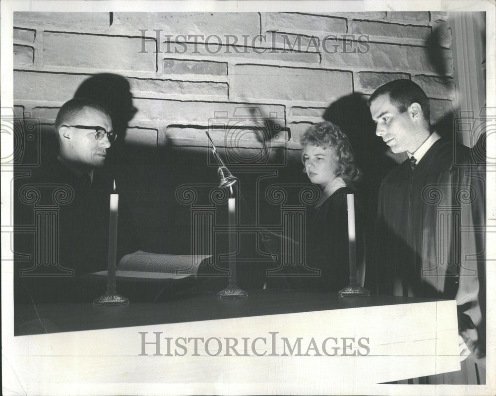 1962, Elston Methodist Church Tenebrae - RRV94525 - Historic Images