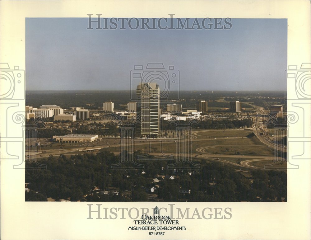 Oakbrook Terrace Tower Distance View-Historic Images