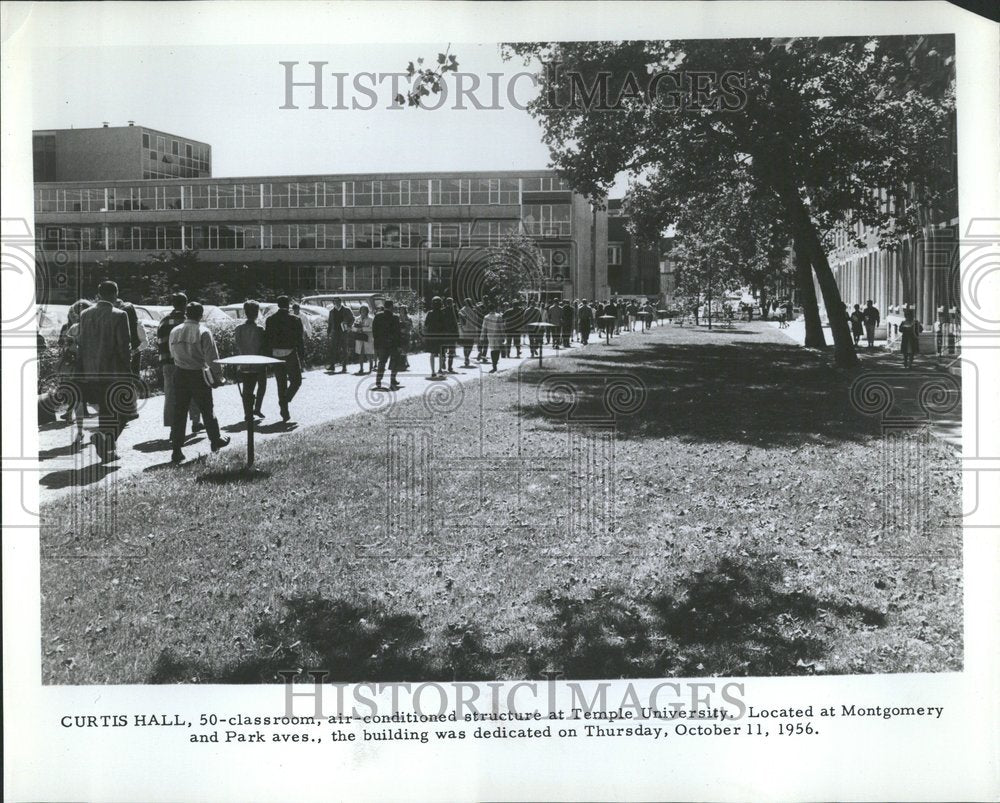 1965 Press Photo Curtis Hall Temple University Park ave - Historic Images