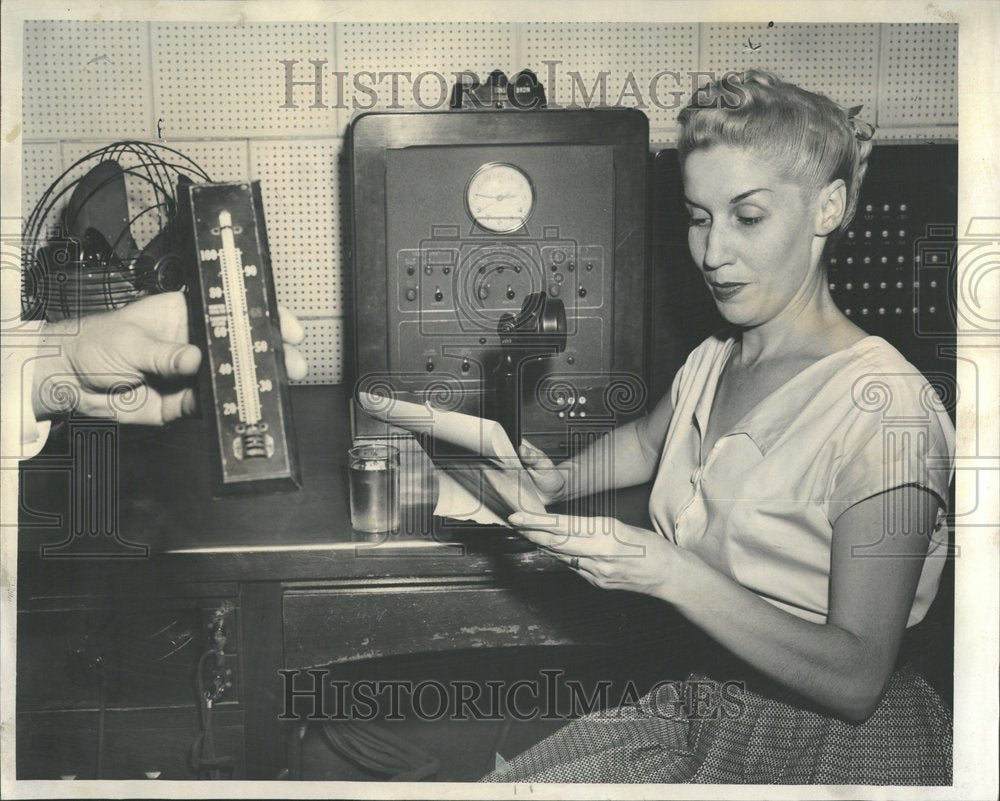 1953, Illinois Bell Weather Section Forecast - RRV94665 - Historic Images