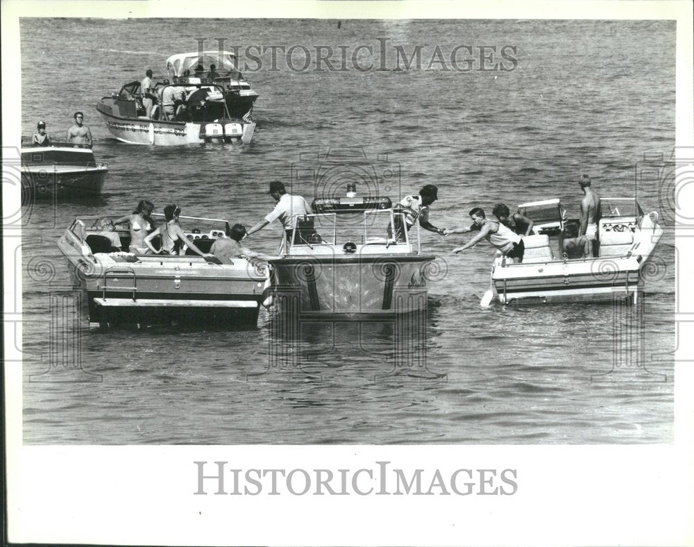 1988, Boaters Chain Lakes Patrols Alcohol - RRV94919 - Historic Images