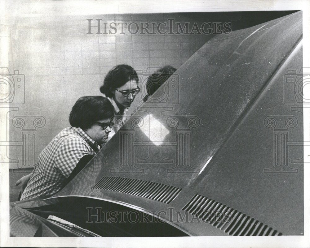 1969, Woman Proviso West High School Car - RRV94961 - Historic Images