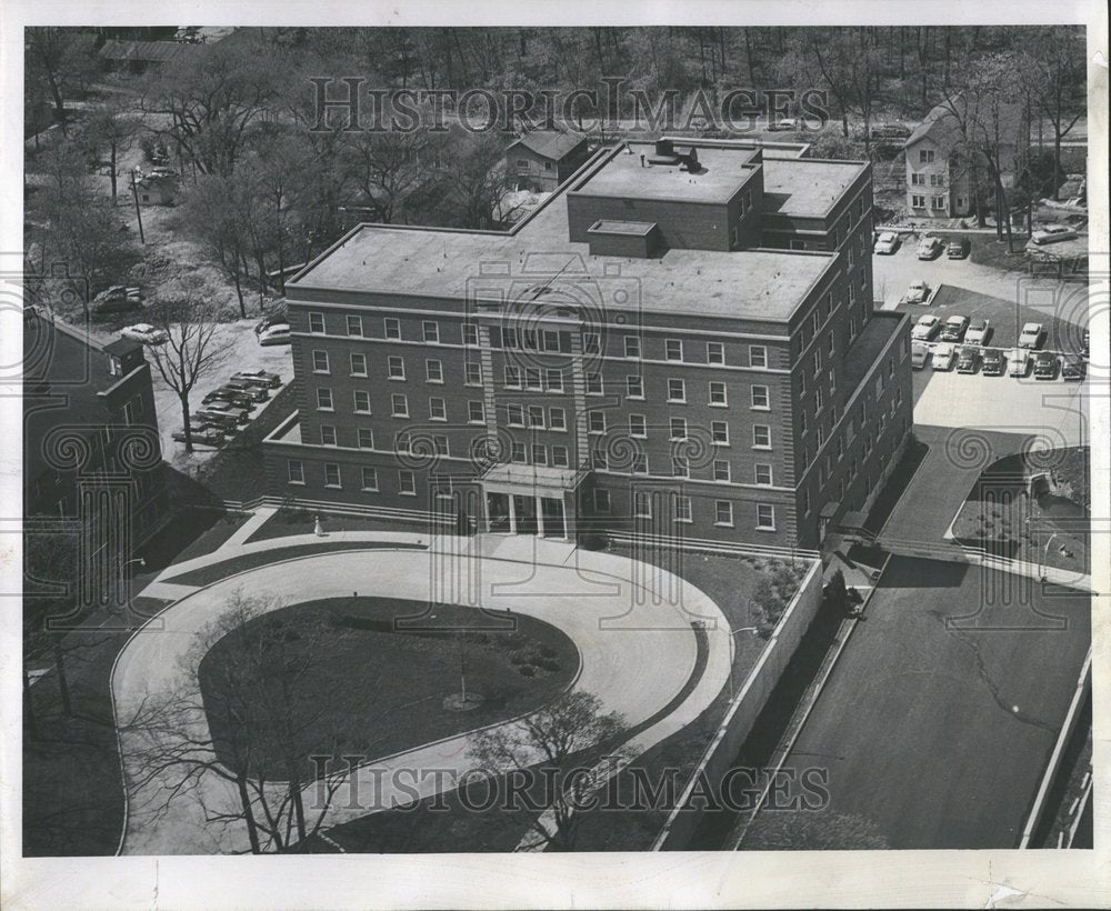 1955 Hinsdale Sanitarium Hospital Aerial - Historic Images