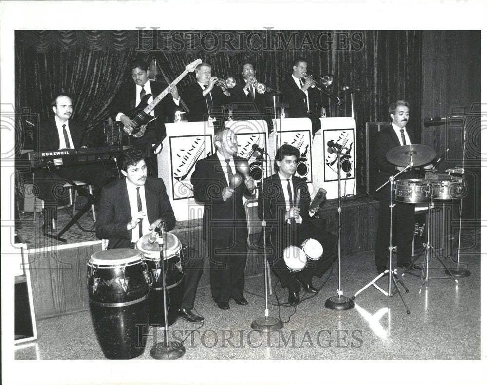 1990, Band La Confidecia, Hispanic Heritage - RRV95103 - Historic Images