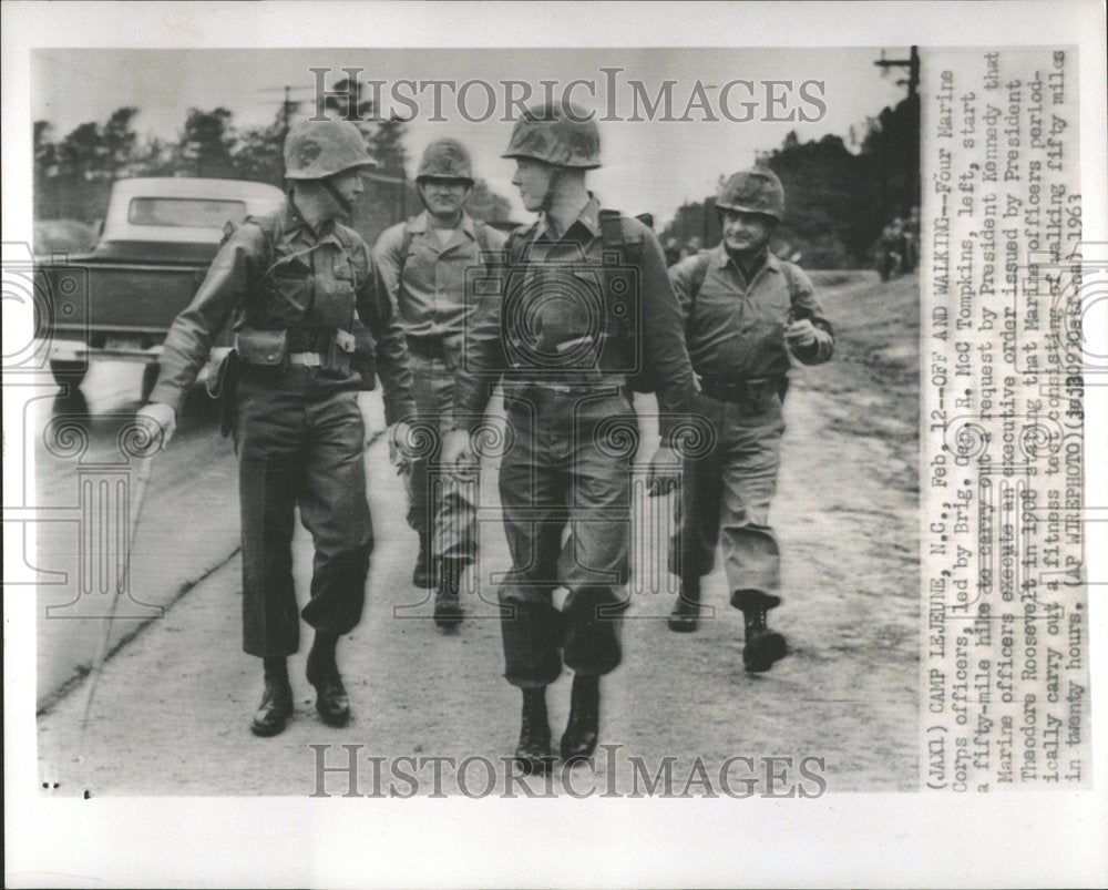 1963 Marine Corps Officers Camp LeJeune-Historic Images
