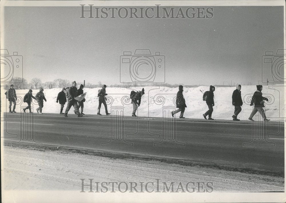 1963 Scoutmaster Jim Erickson Wildwood Hike-Historic Images