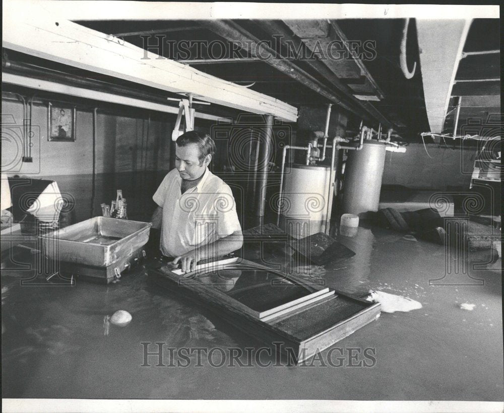 1972 Press Photo Stone Park Illinois Flood - RRV95181 - Historic Images