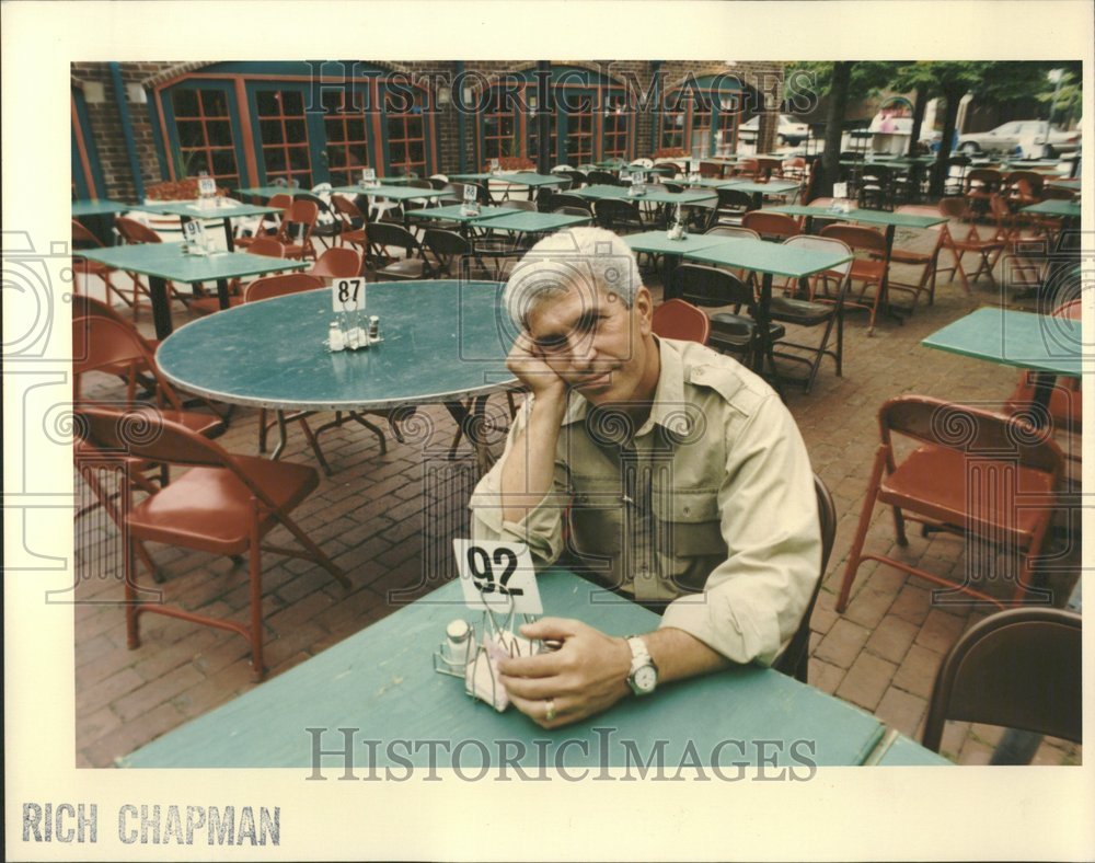 1993 Press Photo Reno Boccardi Ranallis Restaurant Rain - RRV95193 - Historic Images