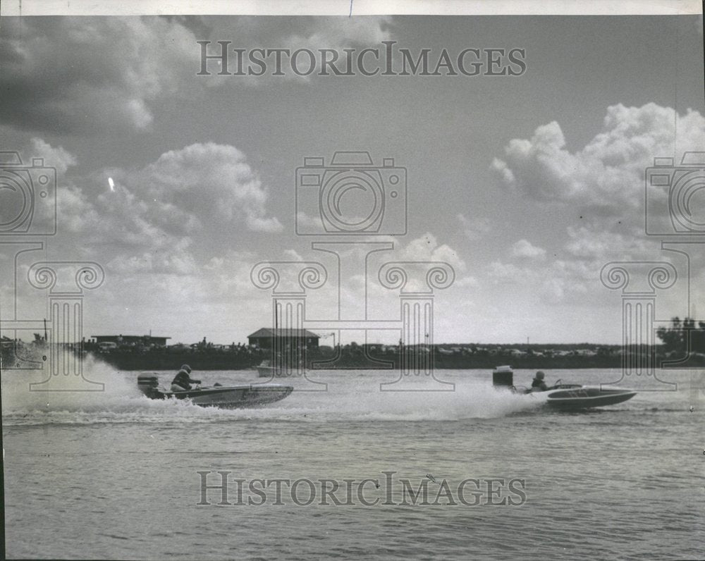 1963 Press Photo Speedboat Race Lorenzo Illinois - Historic Images