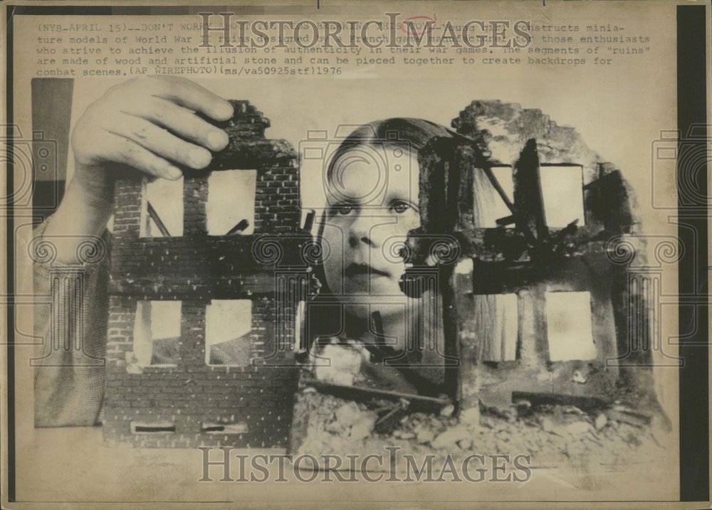 1976 Minatures Of World War II Ruins-Historic Images