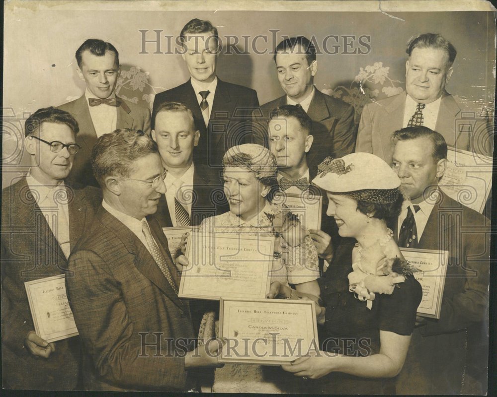 1955 Illinois Bell  hero awards-Historic Images