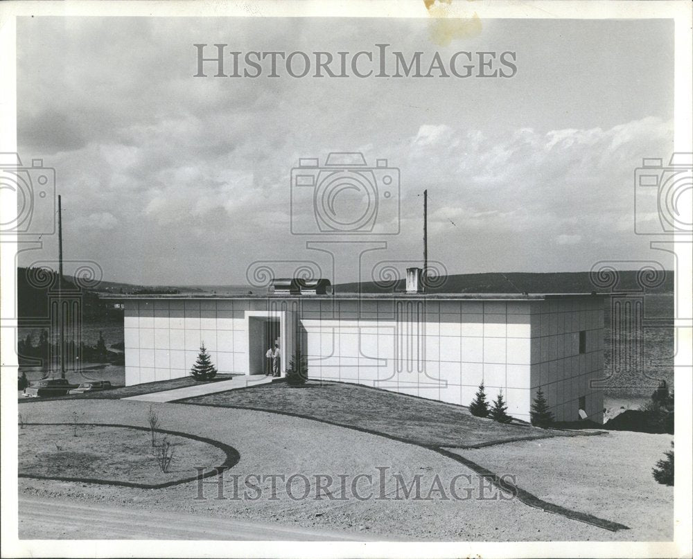 1956 Press Photo Terminal equipment in Clarenville - RRV95683 - Historic Images