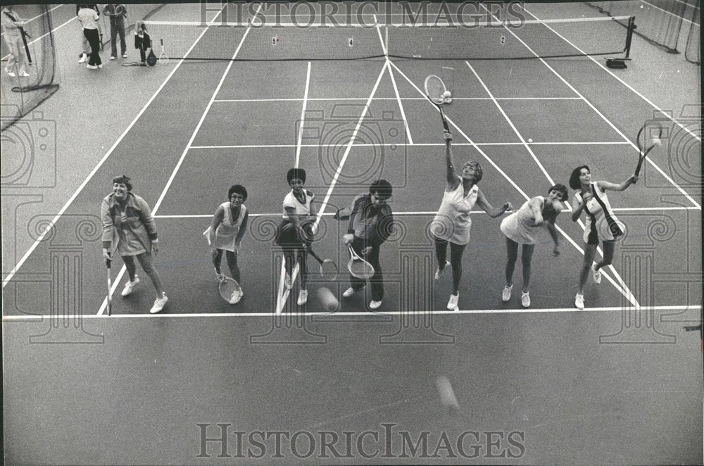 1977 Highland Park Racquet Club Tennis-Historic Images