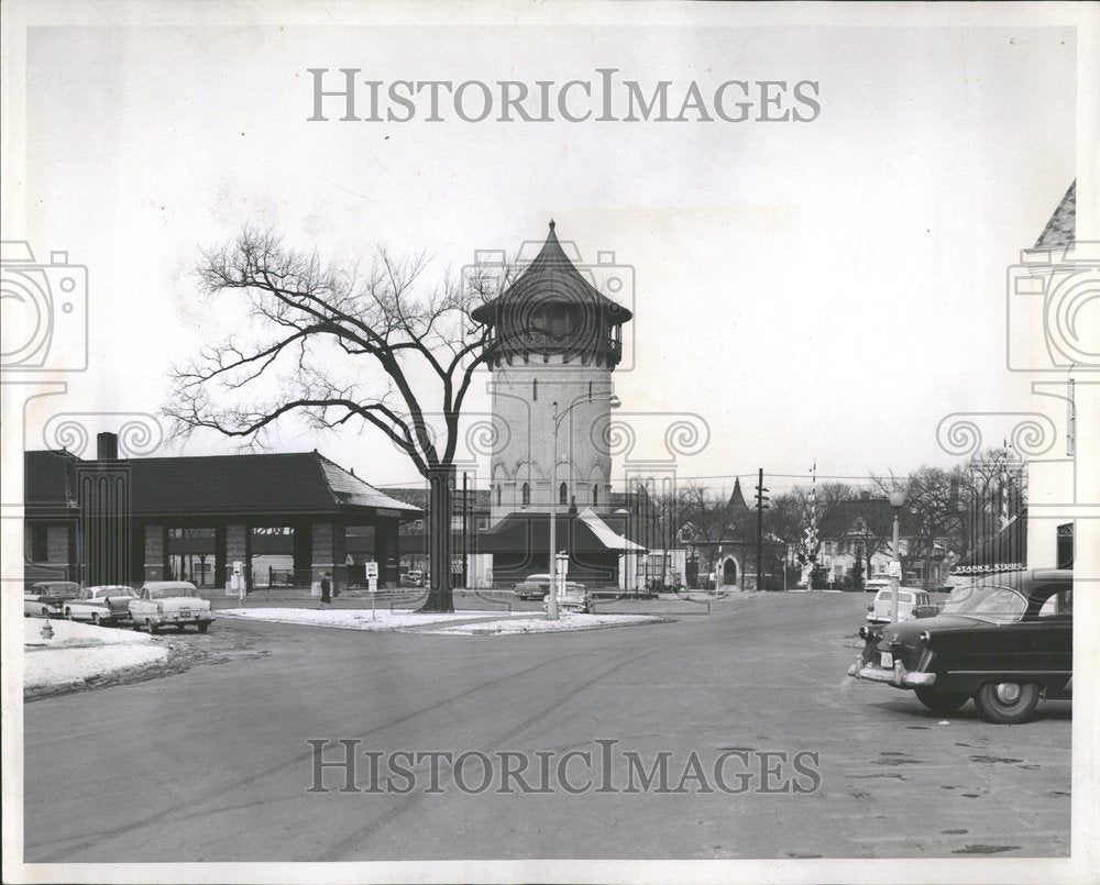 1958 Riversides Old Water Tower-Historic Images