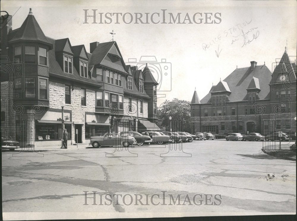 1952, Bank and Police Station All in One - RRV96347 - Historic Images