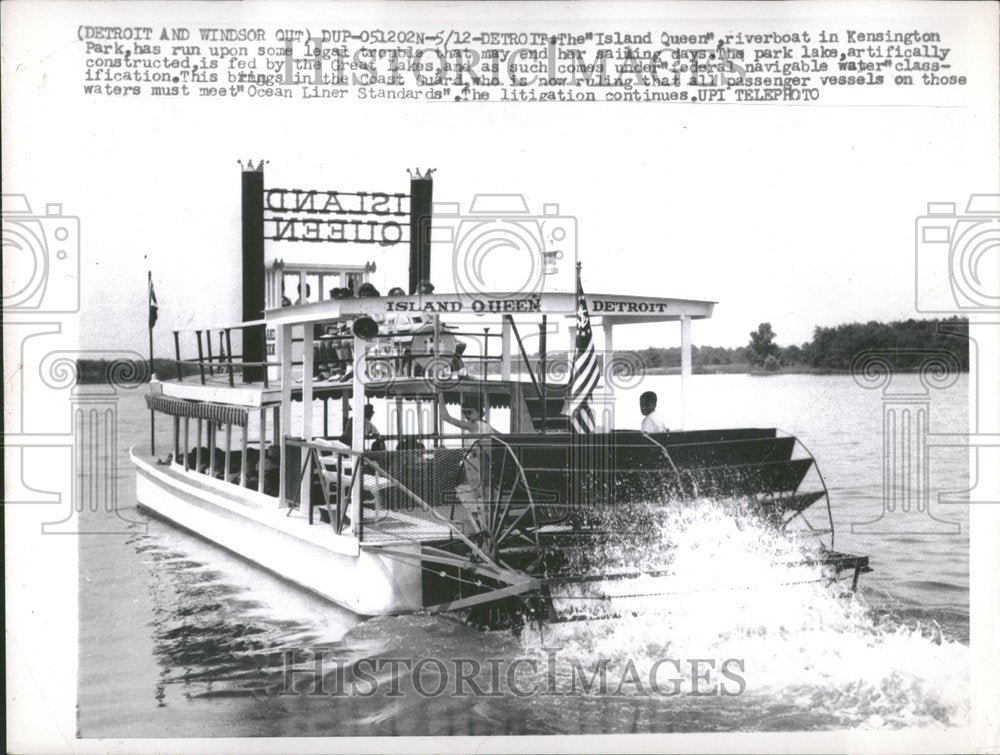 1959, Island Queen riverboat Kensigton park - RRV96473 - Historic Images