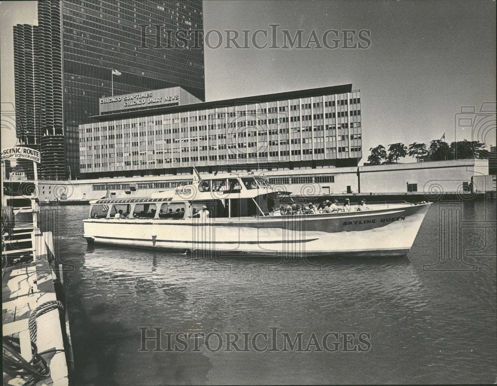 1973 Skyline queen boat people traveling CH-Historic Images
