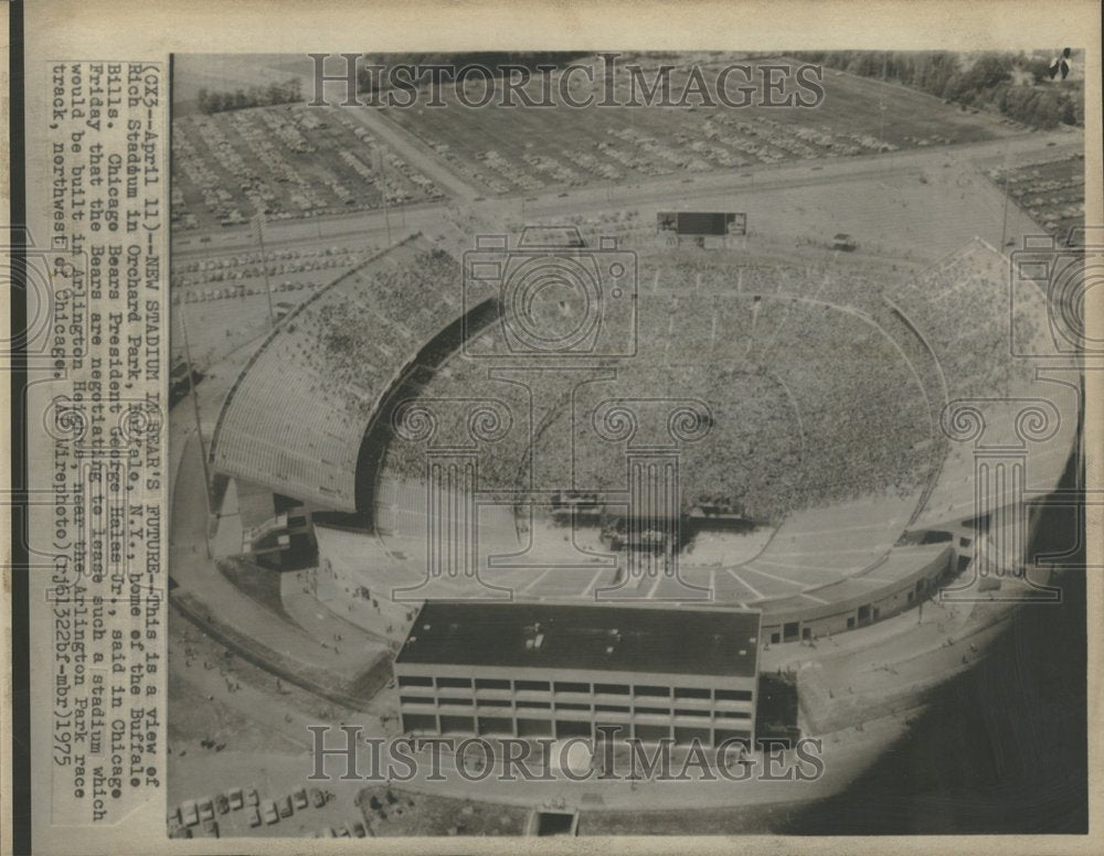 1975 Buffalo Bills Rich Stadium Orchard - Historic Images