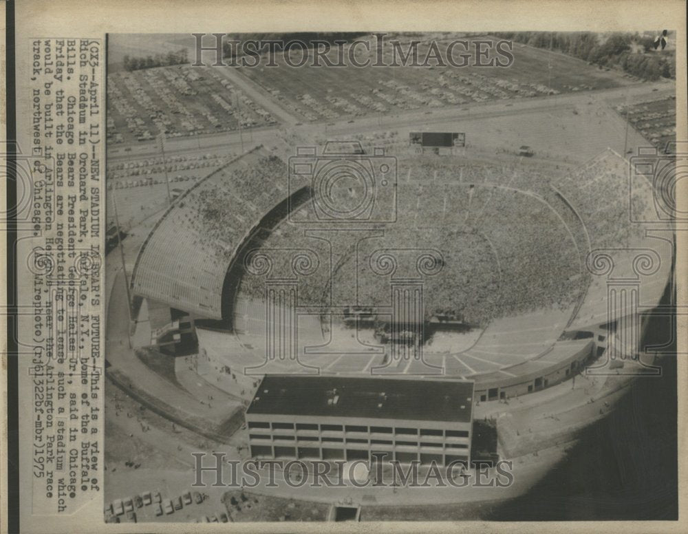 1975 Buffalo Bills Rich Stadium Orchard-Historic Images