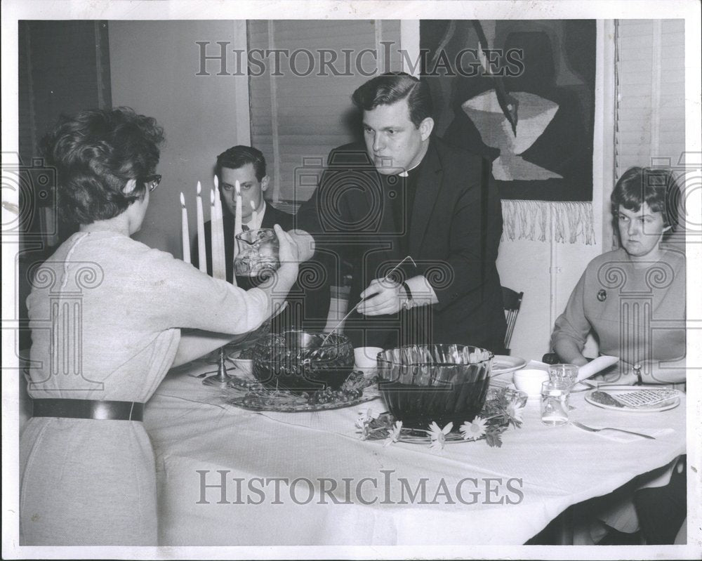 1963, Father Joseph Walsh CSP Paschal WSU - RRV96641 - Historic Images