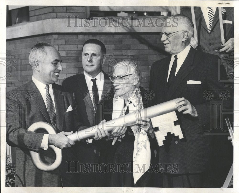 1958 Press Photo Northwest Home For The Aged - RRV96751 - Historic Images