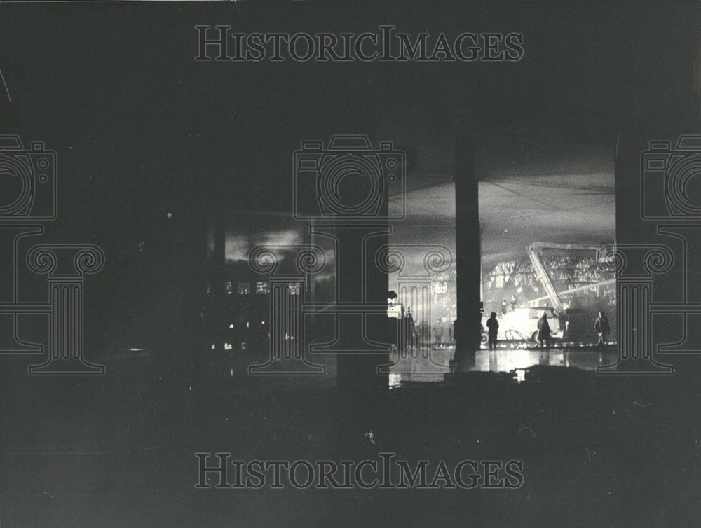 1967, Firemen Fire West Side Amphitheater - RRV96895 - Historic Images