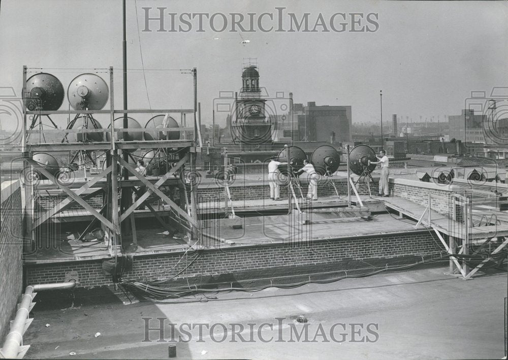 1956 Amphitheatre Preparation in Full Swing-Historic Images