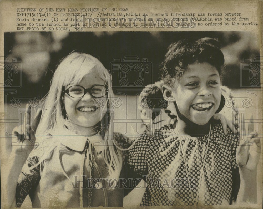 1971, Robin Brosset Bagley School Paula Moye - RRV97663 - Historic Images