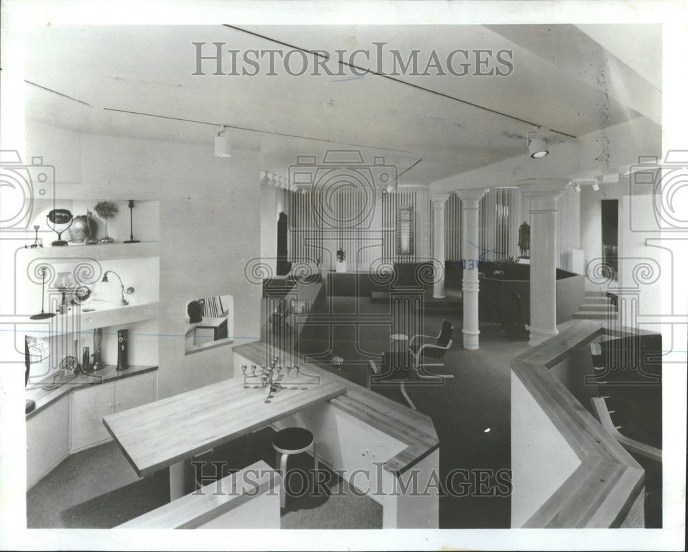 Extensive Interior Decoration and lofting in house.-Historic Images