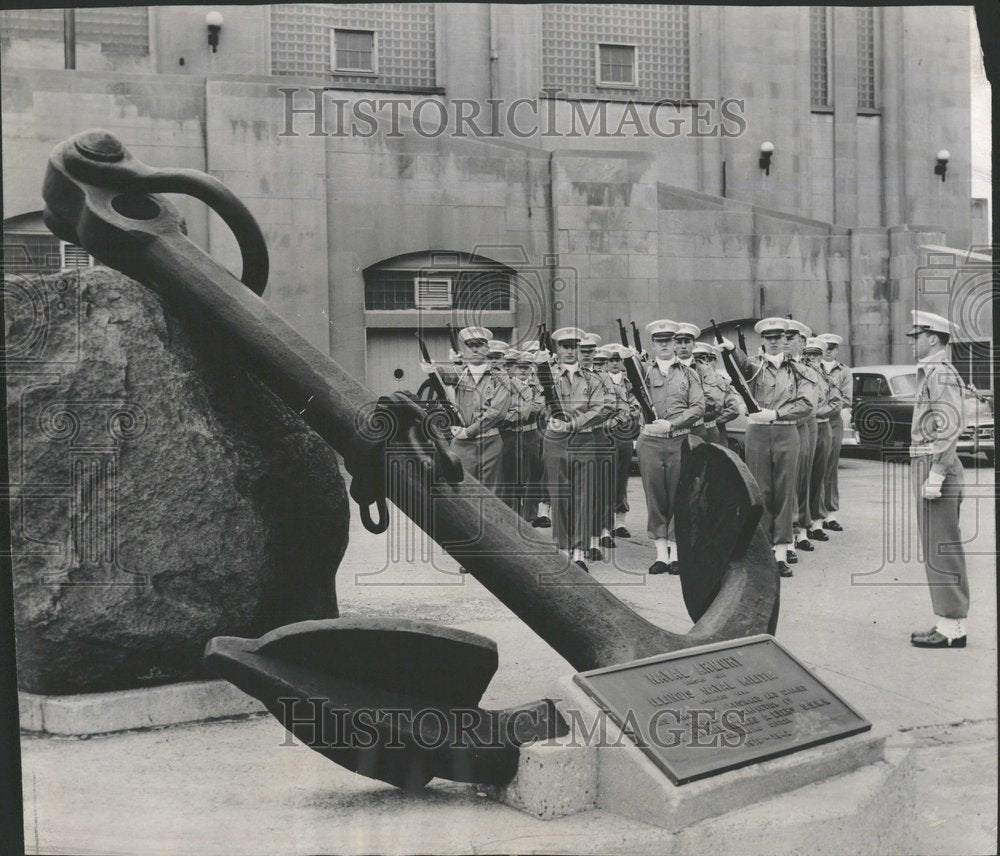 1957, Milton &amp; Army ROTC Drill Team Warm Up - RRV97943 - Historic Images