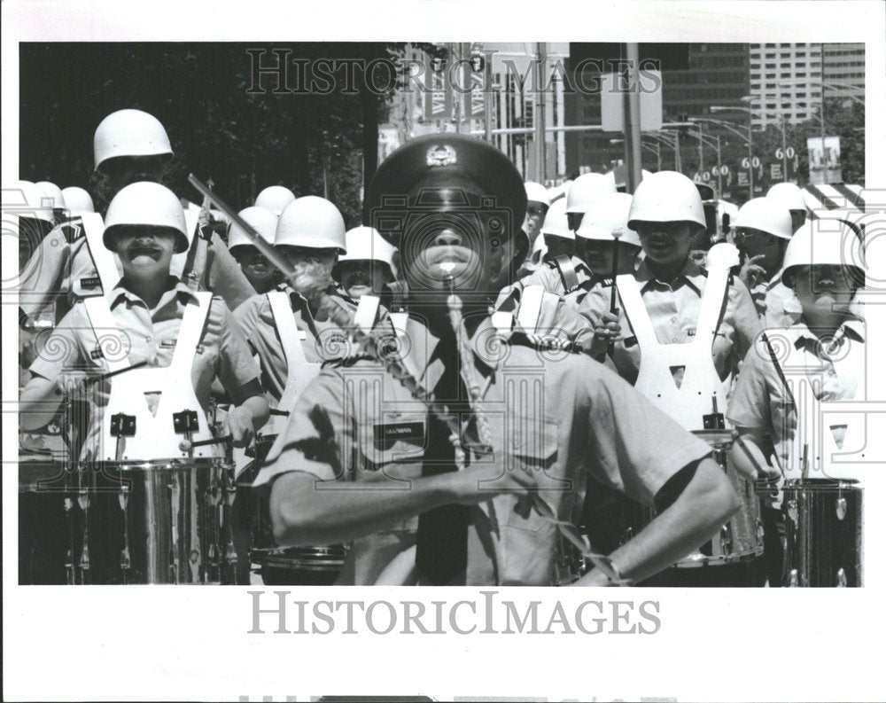 1994 Guzman Leads Drum And Bugle Corps  - Historic Images