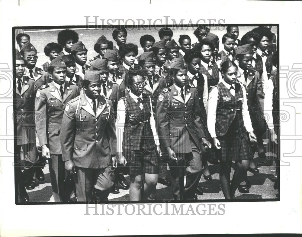 1978 Press Photo Michigan Training Corps Chicago Spit - Historic Images