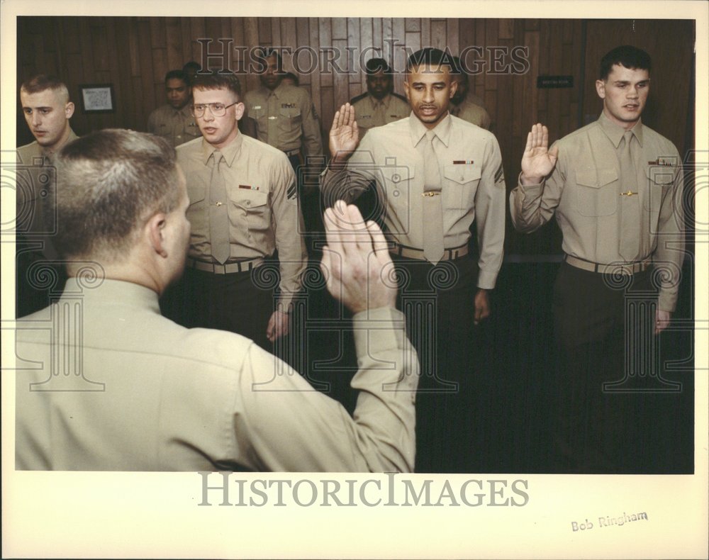 1991, LT Col Allen Velo US Marine Corporals - RRV98259 - Historic Images