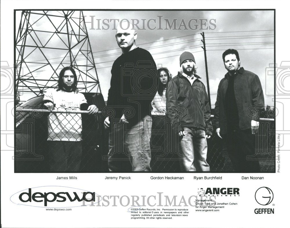 Press Photo Depswa Metal Music Group California - Historic Images
