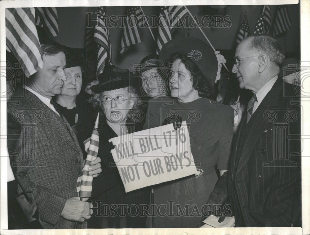 1941 Congressmen Bill Opponent Roy Woodruff - Historic Images