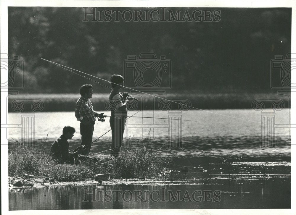 1978 Fish Maple Lake near Willow spring-Historic Images