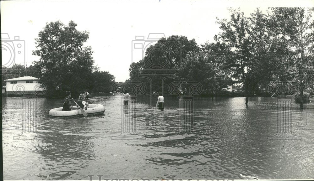 1982 Press Photo Deerfield Lake Eleanor Grand Hompton - Historic Images