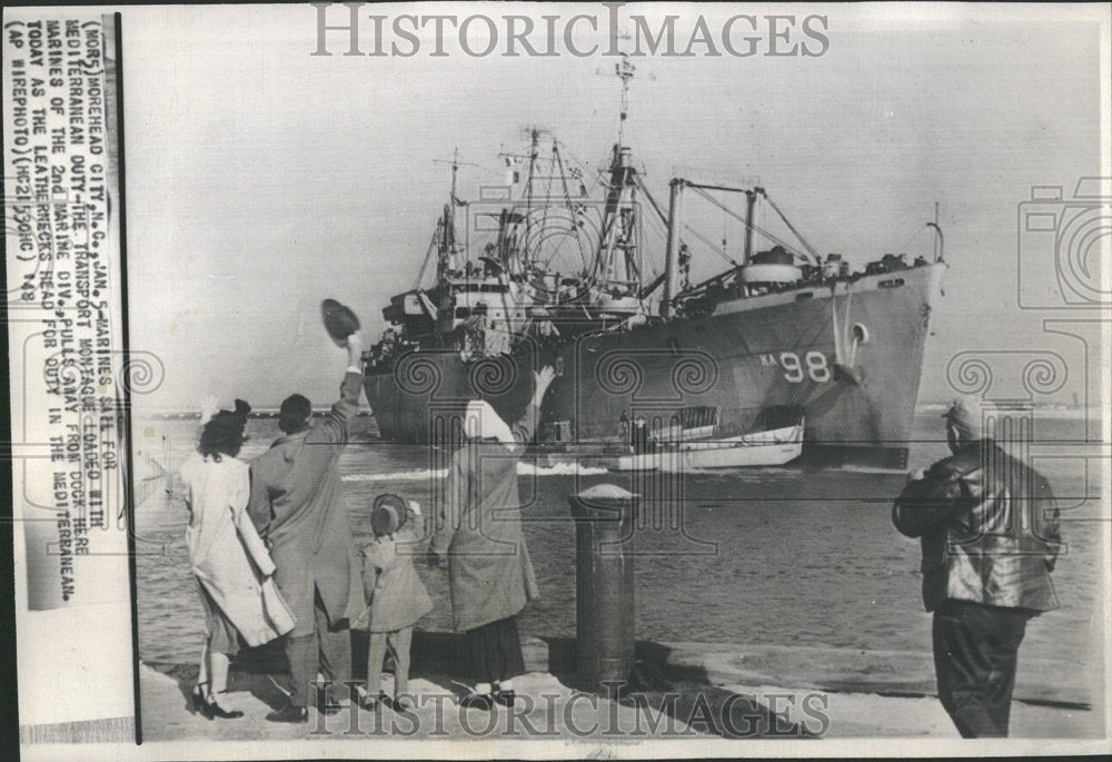 1948, Marines Sail Mediterranean Montage - RRV98939 - Historic Images