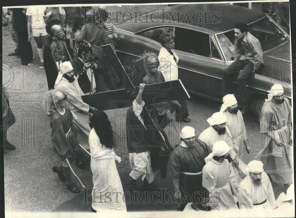 1973 Good Friday Procession Cross Roman-Historic Images