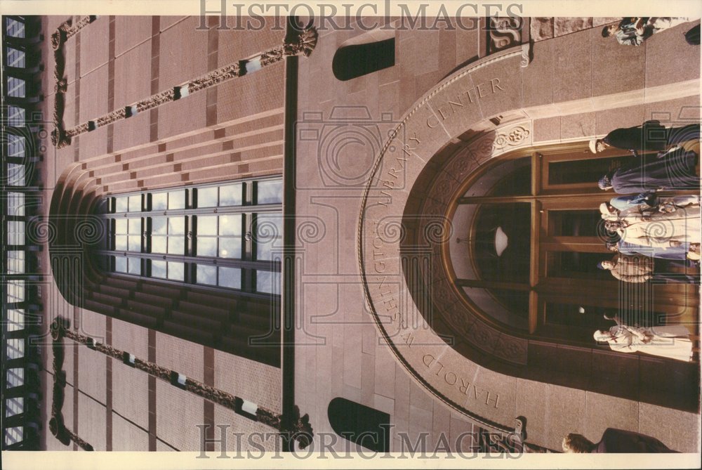 1991, Harold Washington Library South Loop RRV99913 Historic Images