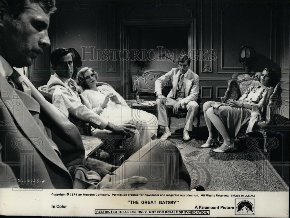 Press Photo Robert Redford Mia Farrow Jack Clayton film - RRW00035 - Historic Images