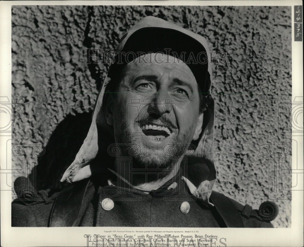 1939 Press Photo Stanley Andrews Fort Zinderneuf French - RRW00049 - Historic Images