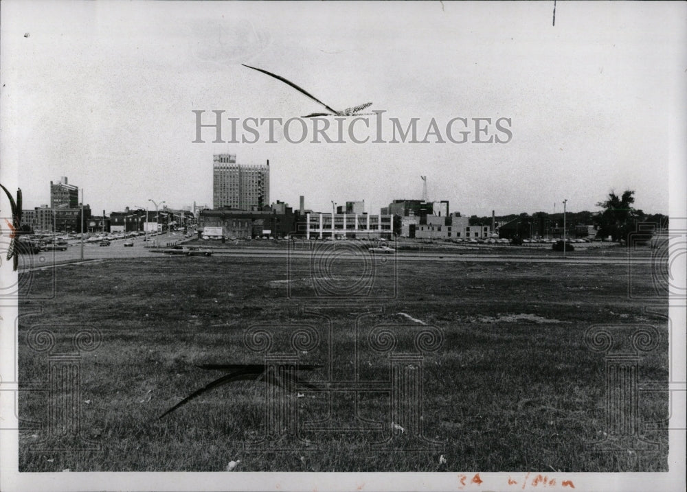 1970 Press Photo Pontiac Renewal area downtown Michigan - RRW00173 - Historic Images