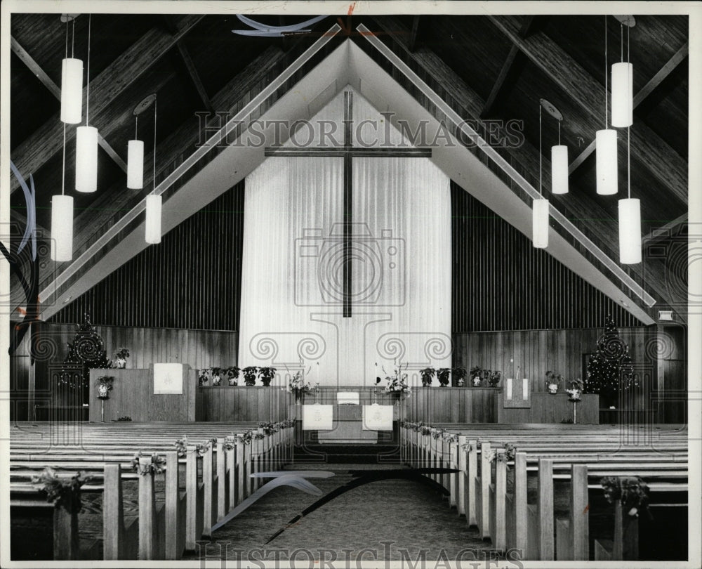 1972 Press Photo Methodist Church Building Rochester - RRW00193 - Historic Images