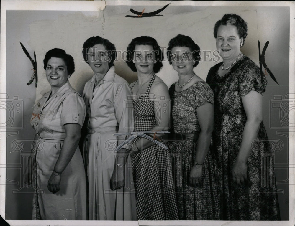 1959 Press Photo Anita Cantaline Setlock Bowling Team - RRW00207 - Historic Images