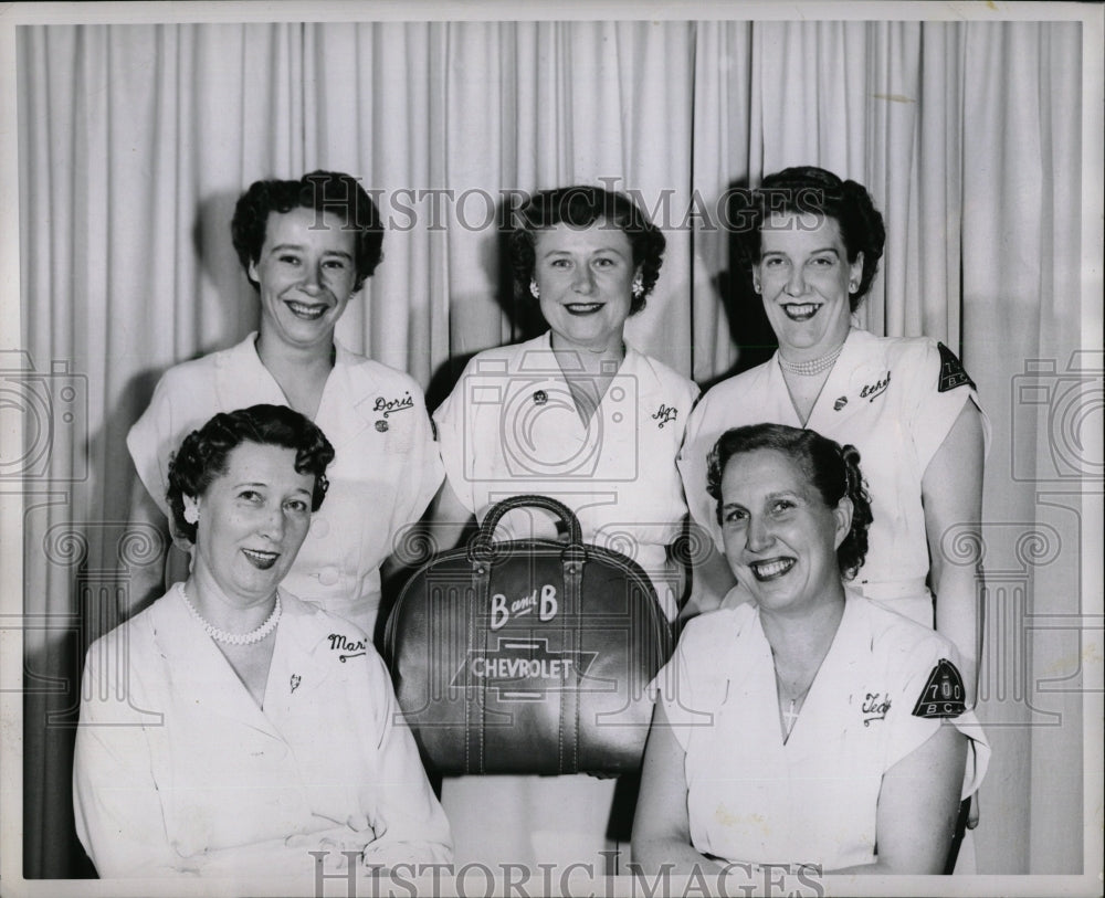 1953 Press Photo Women&#39;s International Bowling Champion - RRW00221 - Historic Images