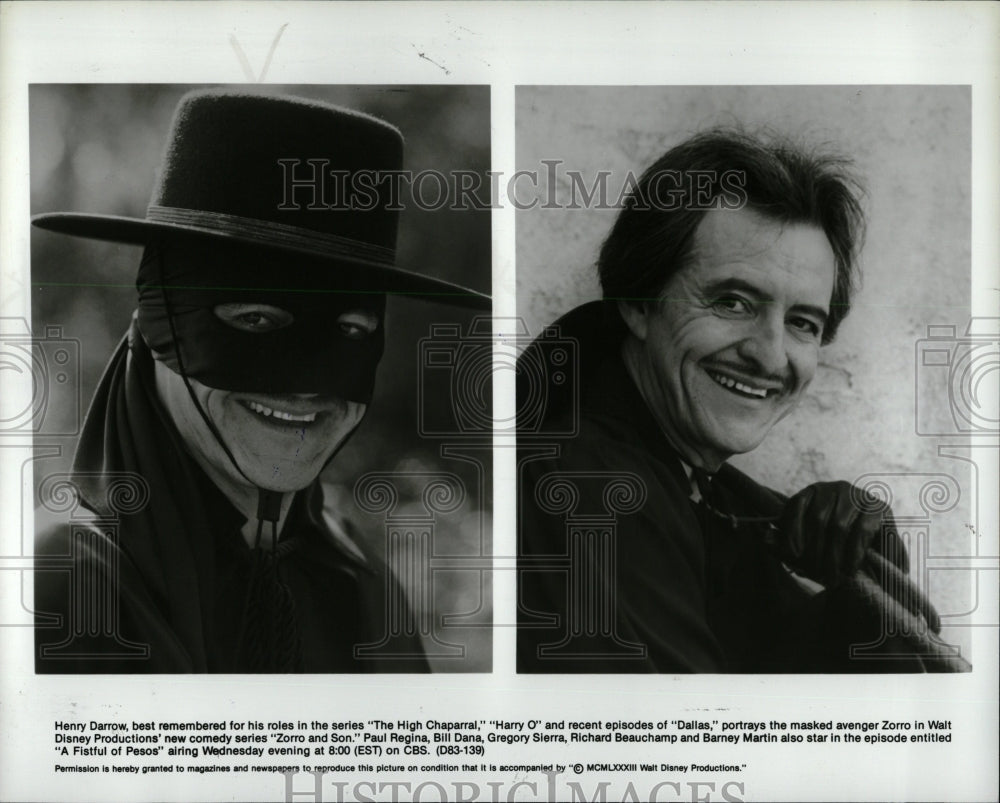 1983 Press Photo Henry Darrow American Actor. - RRW00255 - Historic Images